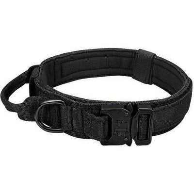 Strong Military Tactical Dog Collar Bungee Leash With Handle Large Dogs - Finnigan's Play Pen