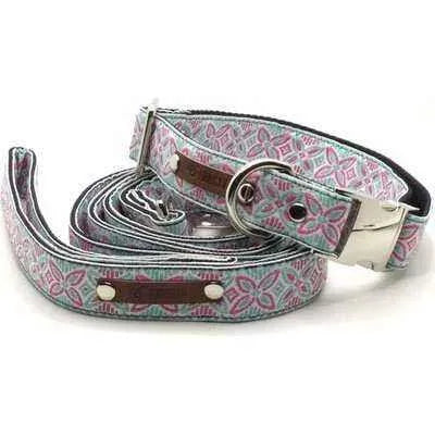 Finnigan's Handmade Designer Dog Collar Set for Large Breeds