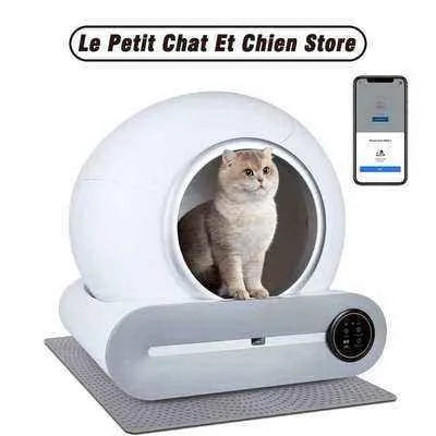 Luxury CleanPaw Automatic Self-Cleaning Cat Litter Box with App Control