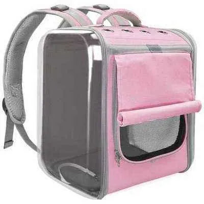 Opulent Paws Pet Carrier for Yorkie Chihuahua in Pink and Gray