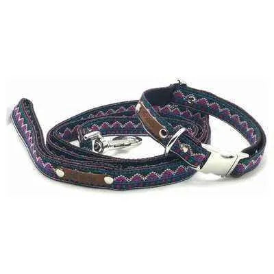 Regal Paws Cotton Collar with Engraved Name Buckle for Medium Dog Breeds