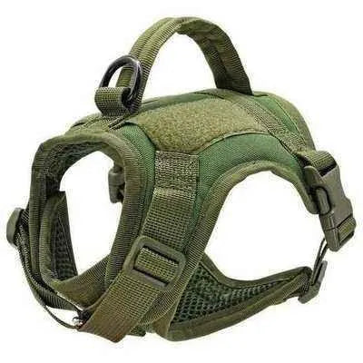 Luxury Tactical Nylon Cat Harness with Handle - Elite Pet Training and Walking Accessory