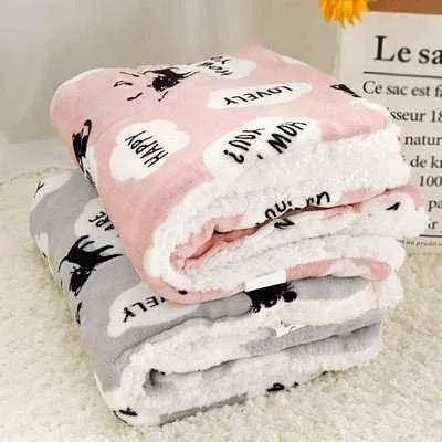 Plush Paws Winter Wonderland Pet Bed Blanket